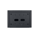 Lowell LWER-718 Stationary Wall Rack with Door - 7U x 18"D