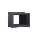 Lowell LWSR-722 Swing Open Wall Mount AV Rack - 7U x 22"D