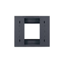 Lowell LWSR-722 Swing Open Wall Mount AV Rack - 7U x 22"D