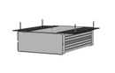 Audac MBS101T Setup Box Installation Flat Surface Mount