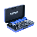 MusicNomad SCREWDRIVER-WRENCH-SET Jeu de tournevis/clés techniques avec 18 embouts/7 clés hexagonales/clé