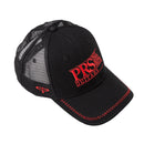 Casquette de baseball PRS Trucker Block Logo (rouge/noir)