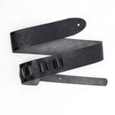 Profile EBL-6100 Leather Strap with Hot Press Design (Black) - 2.5"