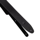 Profile LS-7000 Leather Strap with White Double Stitching (Black) - 2.5"