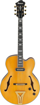 Ibanez pm3cnal patheny signature guitare électrique à corps creux (ambre naturel bas)