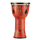 Meinl PMDJ1-S-G Mechanical Tuned Travel Series Djembe (Pharaohs Script)