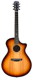 Breedlove PRCO44CERWIR Premier Concerto CE Acoustic-Electric Guitar (Edge Burst)