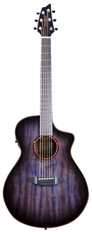 Breedlove PSCN59CEMYMY Pursuit Exotic S CE Concert Acoustic-Electric Guitar (Blackberry)
