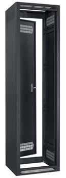 Lowell LER-4422 Enclosed AV Rack with Rear Door - 44U x 22"D