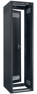 Lowell LSER-4432 Seismic Rated Enclosed AV Rack with Rear Door - 44U x 32"D