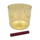 Sela INFINITY Crystal Singing Bowl (Sand Yellow) - 6.25"