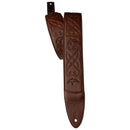 PRS Custom "Faux" Leather Padded Guitar Strap With RAS (Birds Sanguine) - 2.4"