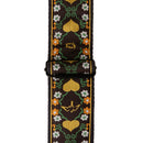 Sangle de guitare rétro PRS - 2,5 "(floral, jaune)