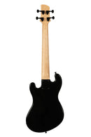 Kala UBASS-SB-BK-FL Basse ukulélé fretless 4 cordes Solid Body (Noir de jais)