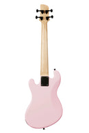 Kala UBASS-SB-LP-FS Solid Body 4 cordes frettes ukulélé basse (rose pâle)