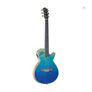 Tagima MODENA ST-EQ Semi Hollow-Body Electric Guitar (Transparent Blue)