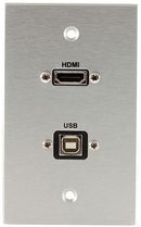 Covid W1218P-CA HDMI Wall Plate (Clear Anodized)