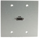 Covid W2114P-CA HDMI Pigtail femelle Plaque murale (anodisé transparent)