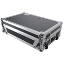 Boîtier ProX XS-DDJFLX10 W pour contrôleur DJ Pioneer DDJ-FLX10 avec roues d'espace rack 1U