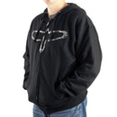 PRS Sweat à capuche entièrement zippé Bird Silhouette (Noir) - Petit