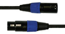Blizzard Lighting DMX-100Q 3-pin XLRM to XLRF 120 ohm DMX Cable - 100'