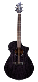 Breedlove RFCN53CEAMAM Rainforest S African Mahogany Concert Acoustic-Electric Guitar (Orchid)