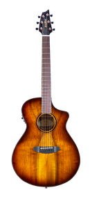Breedlove PSCN42CEMYMY Pursuit Exotic S CE Concert Acoustic-Electric Guitar (Tiger Eye)