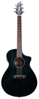 Breedlove RFCN54CEAMAM Rainforest S African Mahogany Concert Acoustic-Electric Guitar (Midnight Blue)