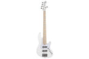CORT NJS5-WHT-CASE ELRICK NJS 4 BOSS ÉLECTRIQUE À 5 CORDS (blanc)