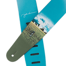 D'Addario 25JL00 John Lennon Guitar Strap (Mind Games Printed Leather)