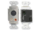 RDL DS-TPS3A XLR Microphone and Stereo Wall Plate