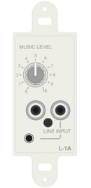 Cloud Electronics L-1DW Line Level Active Plate (White)