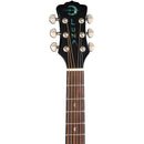 Luna FAU PHX BLK Fauna Phoenix Acoustic/Electric Guitar (Classic Black)