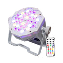 ProX X-PAR36-RGBWA-W Fusion RGBWA Par 36x 1W LED Slim Par White Housing