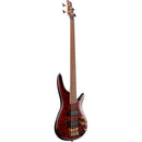 Ibanez SR300EDXWZM Electric Bass Guitar (Wine Red Frozen Matte)