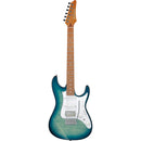 Ibanez AZ22S1FTXB Electric Guitar (Transparent Turquoise Burst)