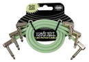 Ernie Ball 6476EB Flex Patch Instrument Cable (Glow-In-The-Dark) - 12"