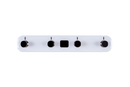 GTRS Guitars GWF4 Series Wireless Footswitch (White)