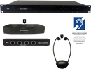 Williams AV IR SY23 D Large-Area Dante Infrared System with Stethoset Receivers