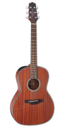 Takamine GY11ME-NS - Guitare électrique acoustique New Yorker Body avec préampli, accordeur et égaliseur - Acajou naturel satiné