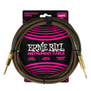 Ernie Ball 6428EB 1/4 to 1/4 Straight Braided Cable (Pay Dirt) - 10'