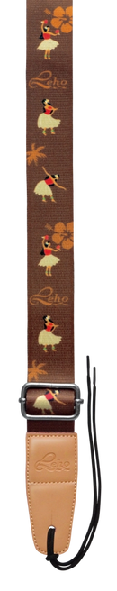 Leho LH-STR-ADHG Colourful Ukulele Strap (Art Dancing Hula Girls)
