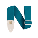 Ernie Ball 5349EB Polypro Guitar Strap (Teal & White) - 2"