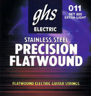 Ghs GHS800 Precision Flatwound Guitar Strings - Extra Light