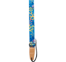 Leho LH-STR-TSLB Colourful Ukulele Strap (Tropical Sea Life Blue)