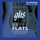 Ghs 3065 Brite Flats Electric Bass Medium Scale Strings (35 1/2'' Winding)