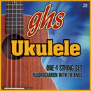 Ghs H-20 Fluorocarbon Ukulele Strings for Soprano/Concert