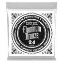 Ernie Ball 10724EB Aluminum Bronze Wound Acoustic Guitar String - .024