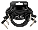 Ernie Ball 6445EB Flex Patch Cable (Pack of 3) - 12"