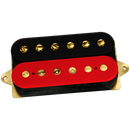 DiMarzio DP193 Air Norton Humbucker Pickup (Black/Red with Gold Poles)